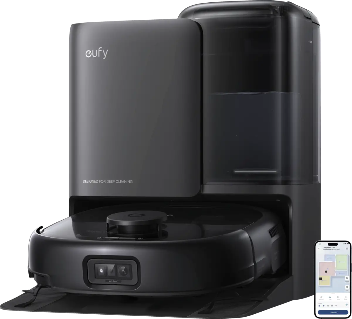 Robotstofzuiger met leegstation